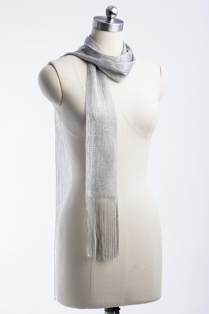 Lurex Solid Skinny Scarf