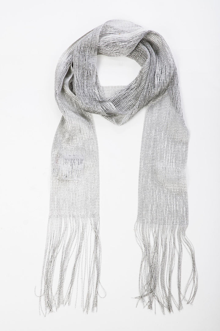 Lurex Solid Skinny Scarf
