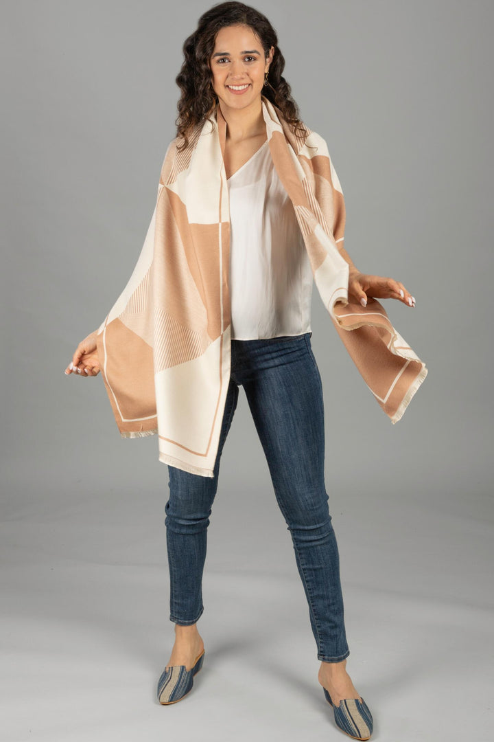 All About the Angles Reversible Scarf