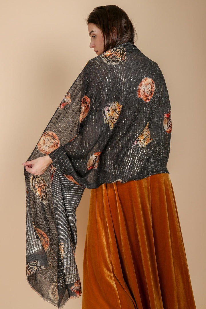 Fiercely Glamorous Velvet Scarf