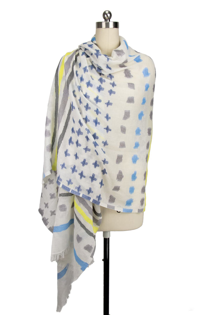Crossing Paths Striped Scarf