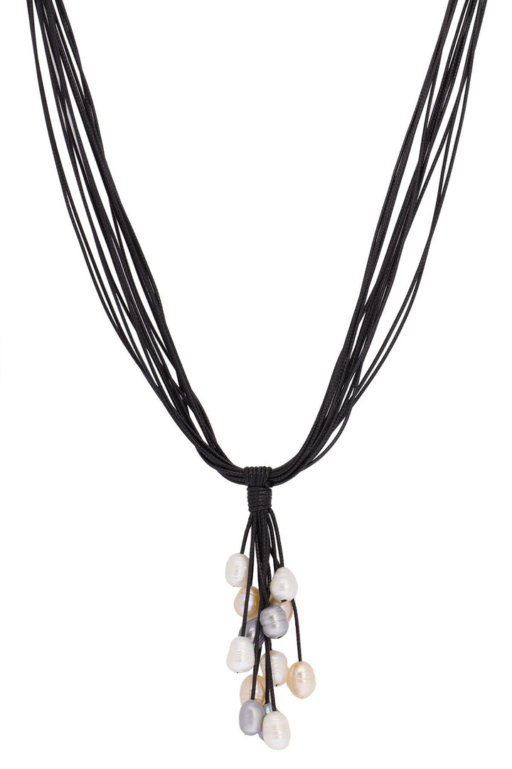 Tahitian Wax Corded Pearl Necklace