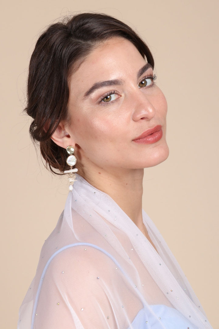 Baroque Pearl Drop Earring