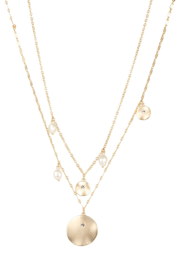 Layered Medallion Necklace