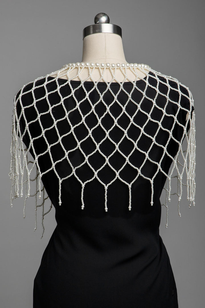 Pearl Beaded Capelet