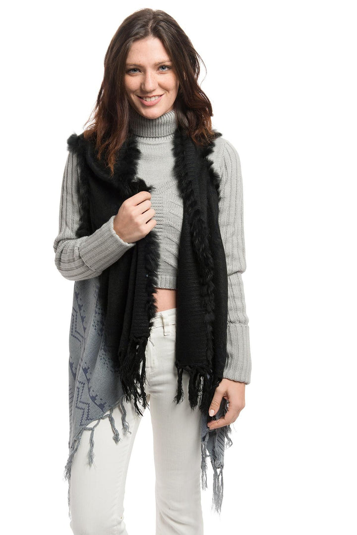 Fur Fringed Vest