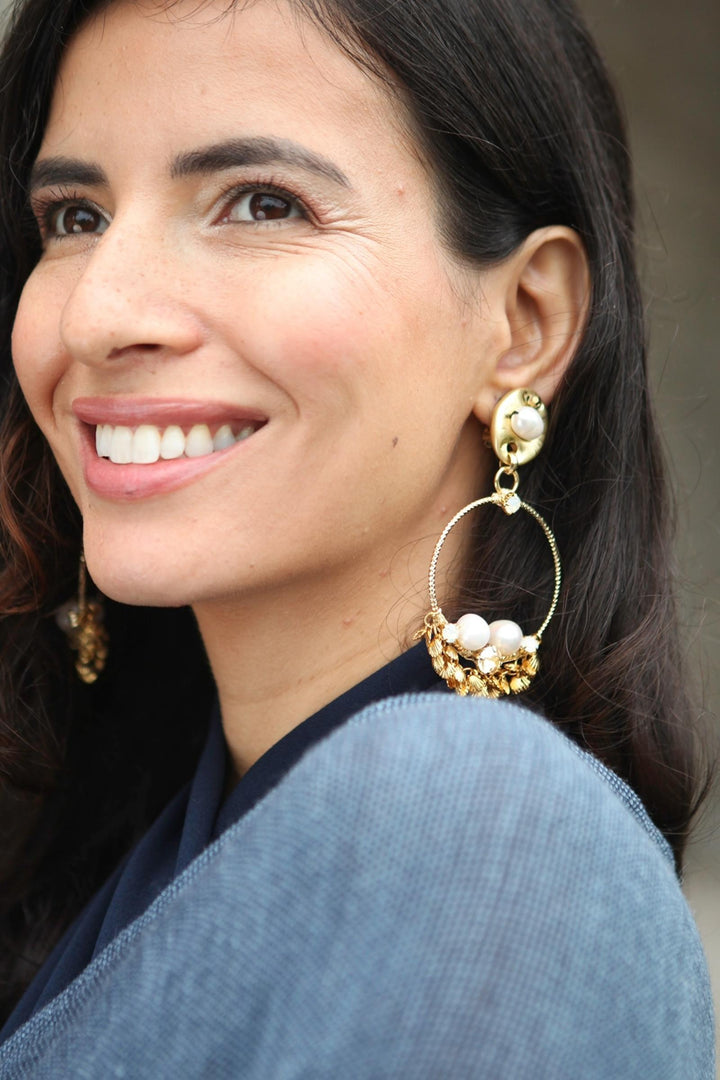 Sapana Pearl Statement Earring
