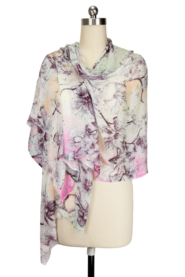 Floral Lightweight Modal Scarf