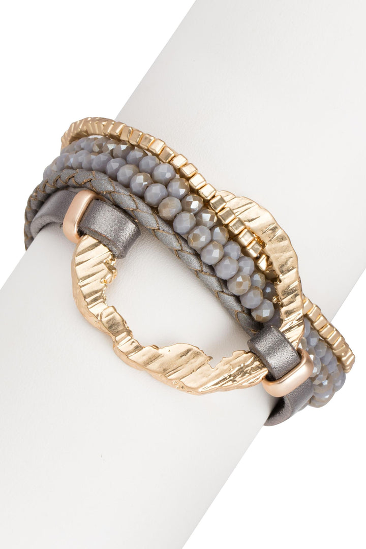 Earthly Flow Leather Bracelet