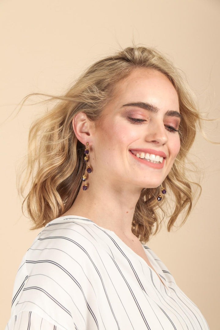 Crystal Branch Drop Earring