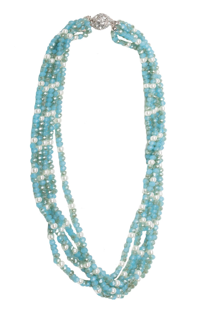 Crosby Short Crystal Pearl Necklace