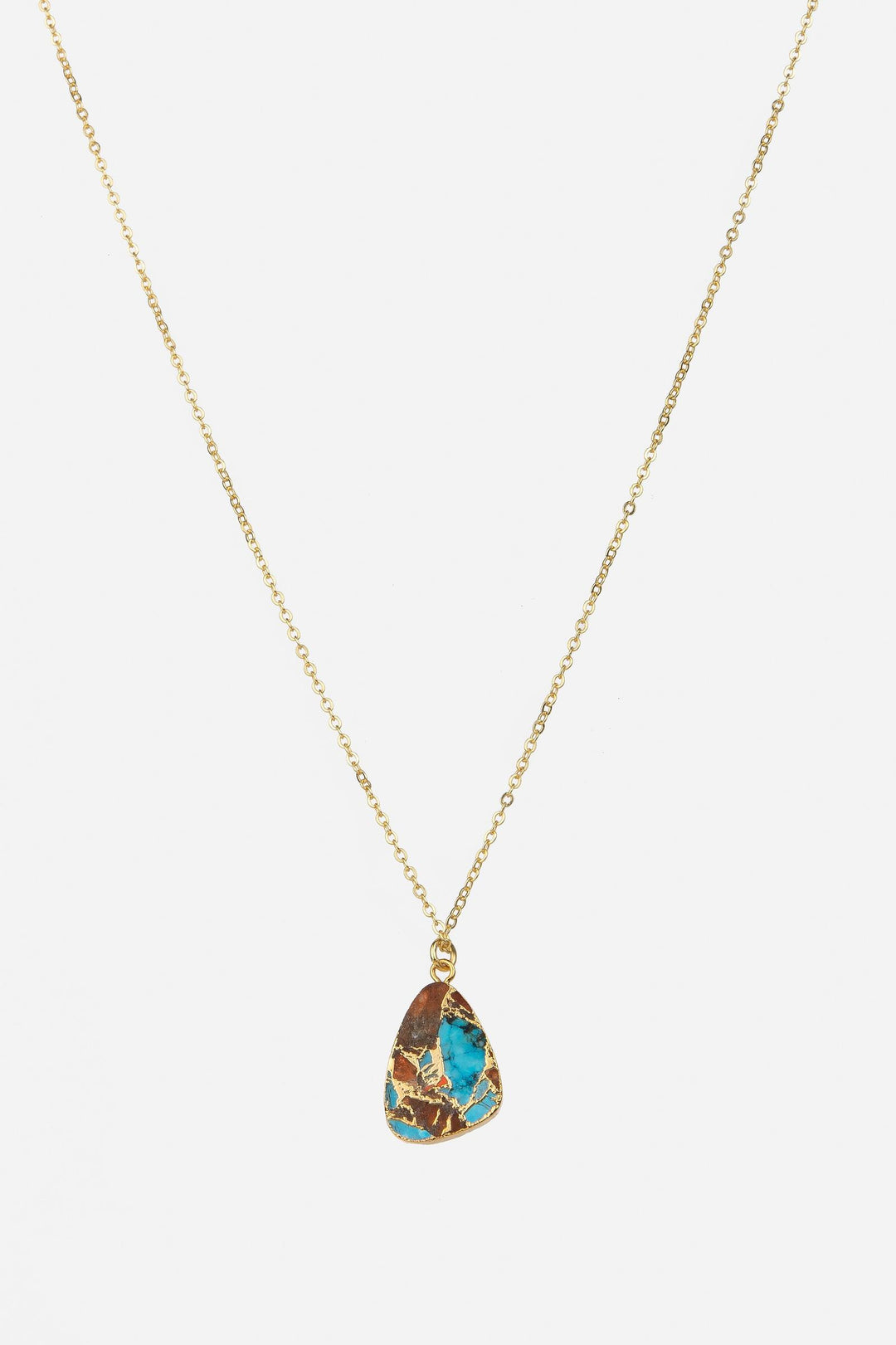 Mojave Triangle Gemstone Necklace - Multi