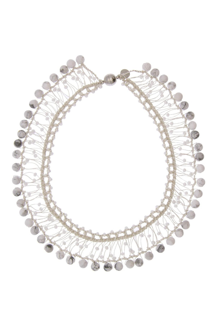 Madame Beaded Collar Necklace