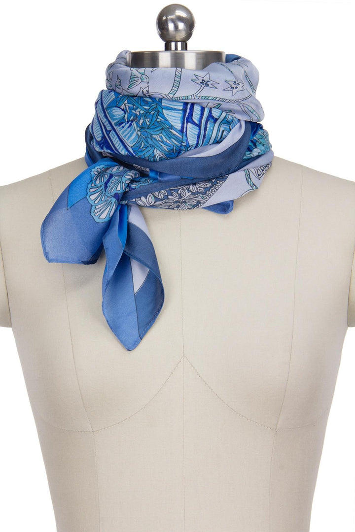 Hera flora Polyster Square Scarf