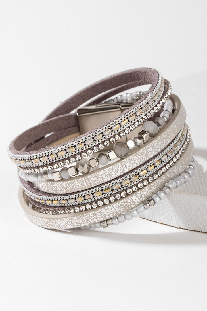 Gloria Double Wrap Leather Bracelet