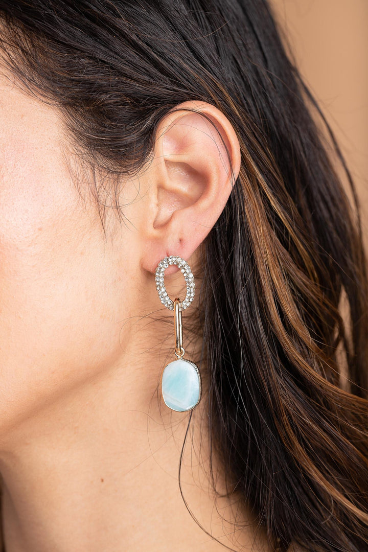 Estella Stone Dangle Earring