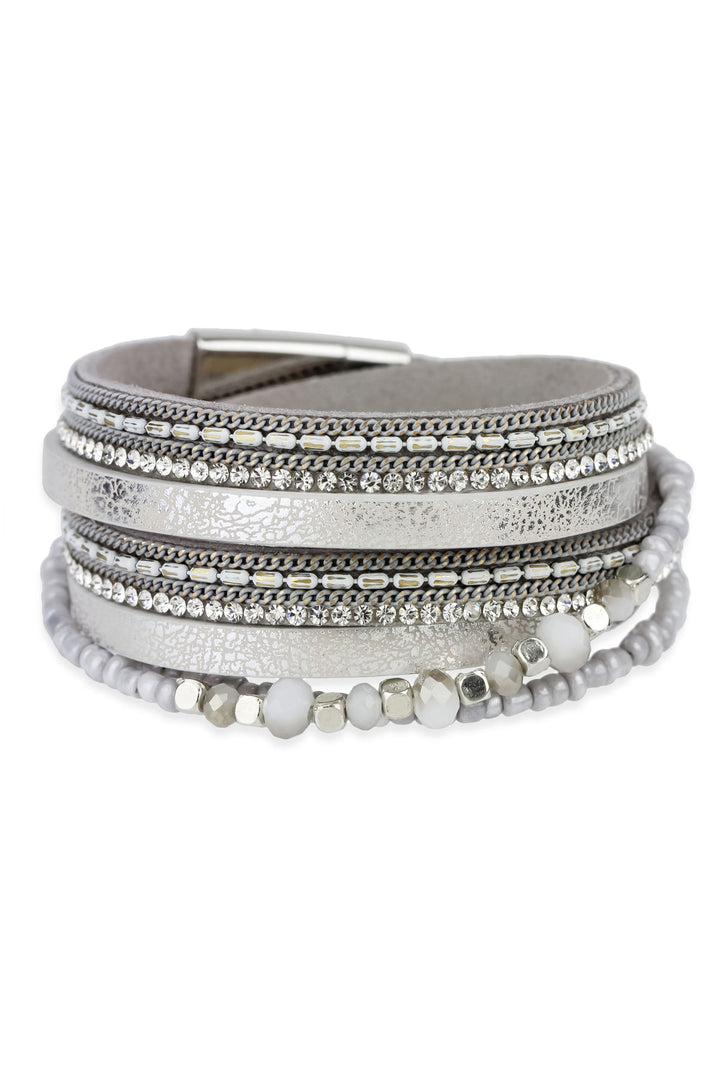 Gloria Double Wrap Leather Bracelet