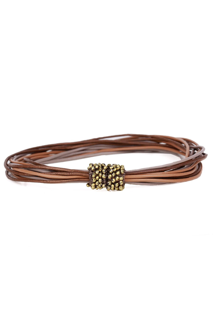 Vintage Multi Strand Din Choker Necklace