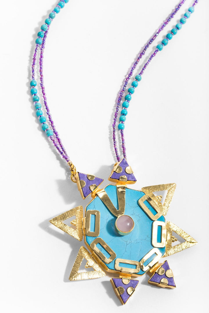 Turquoise Star Pendant Necklace
