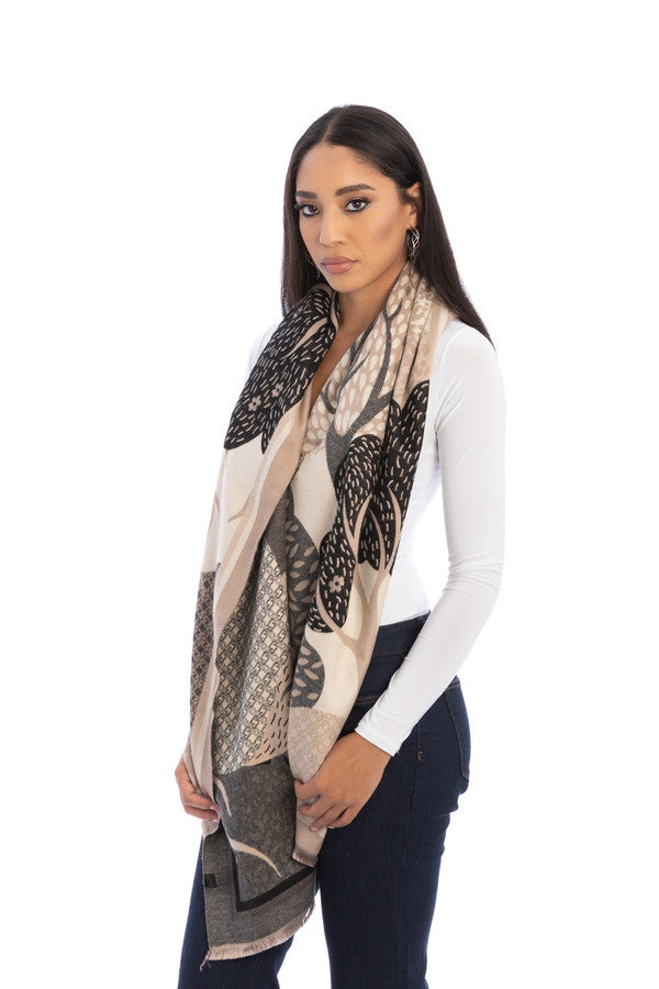 Growing Tree Reversible Scarf