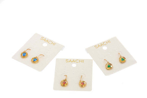 Divine Multi Charm Earring Set (Pack of 3)