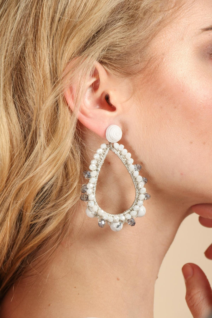 Mahal Natural Stone Drop Earring