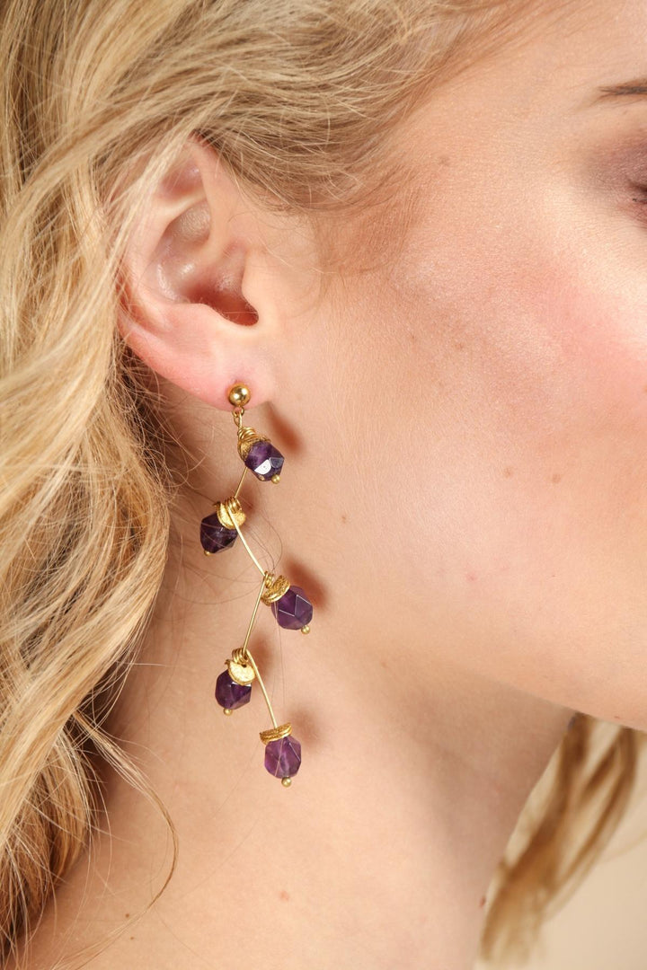 Crystal Branch Drop Earring