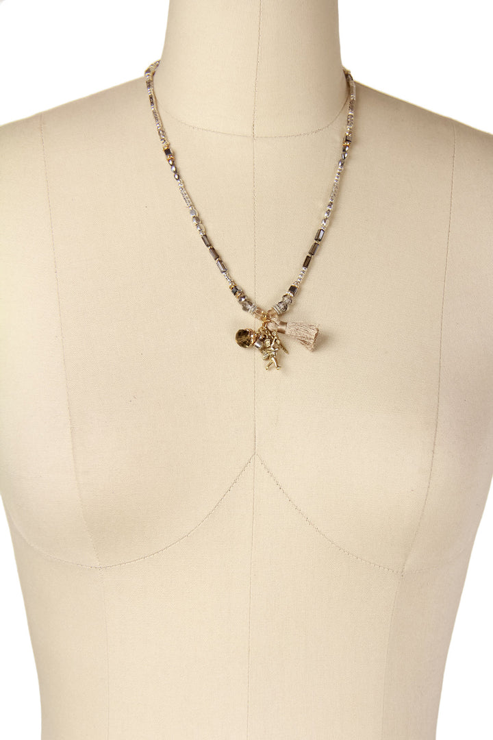 Tassel Charm Necklace