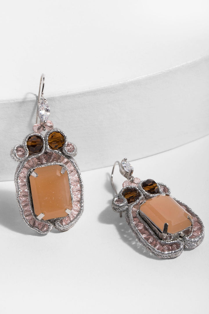 Peaches and Cream Dangle Earring