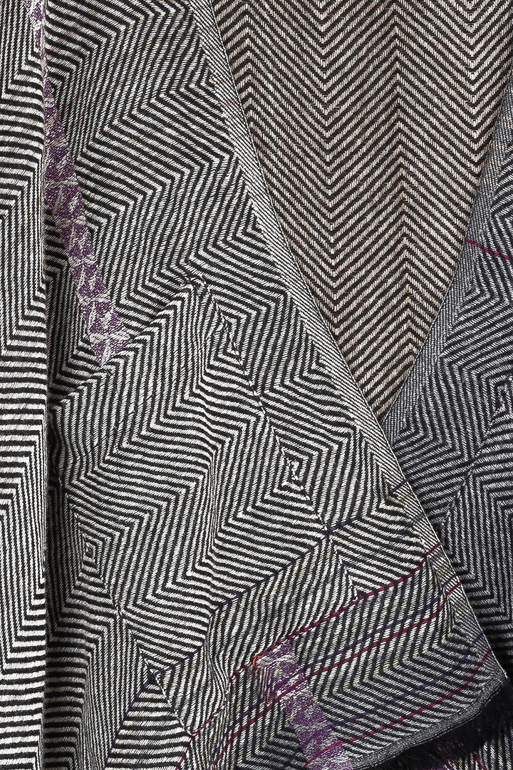Herringbone Wool Cotton Kimono