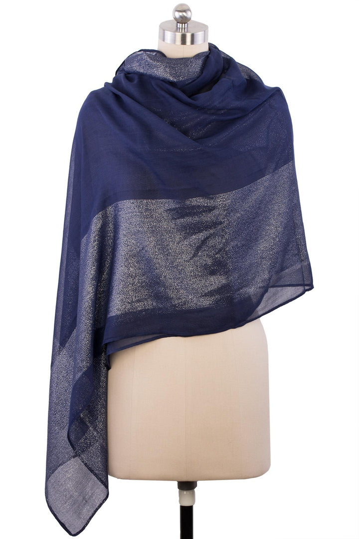 Everyday Shimmer Scarf Navy