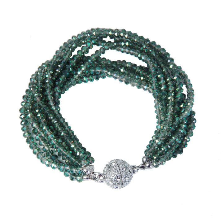 Simply Crystal Multi Strand Bracelet