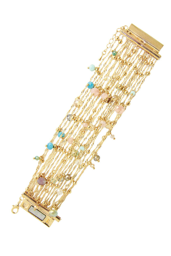 Delicate Multi Stand Beaded Bracelet