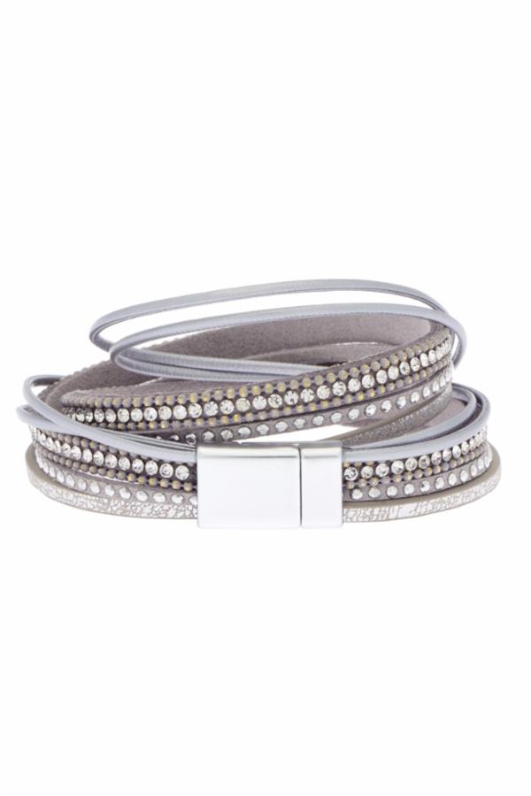 Indulgent Beaded Rhinestone Stackable Chain Bracelet