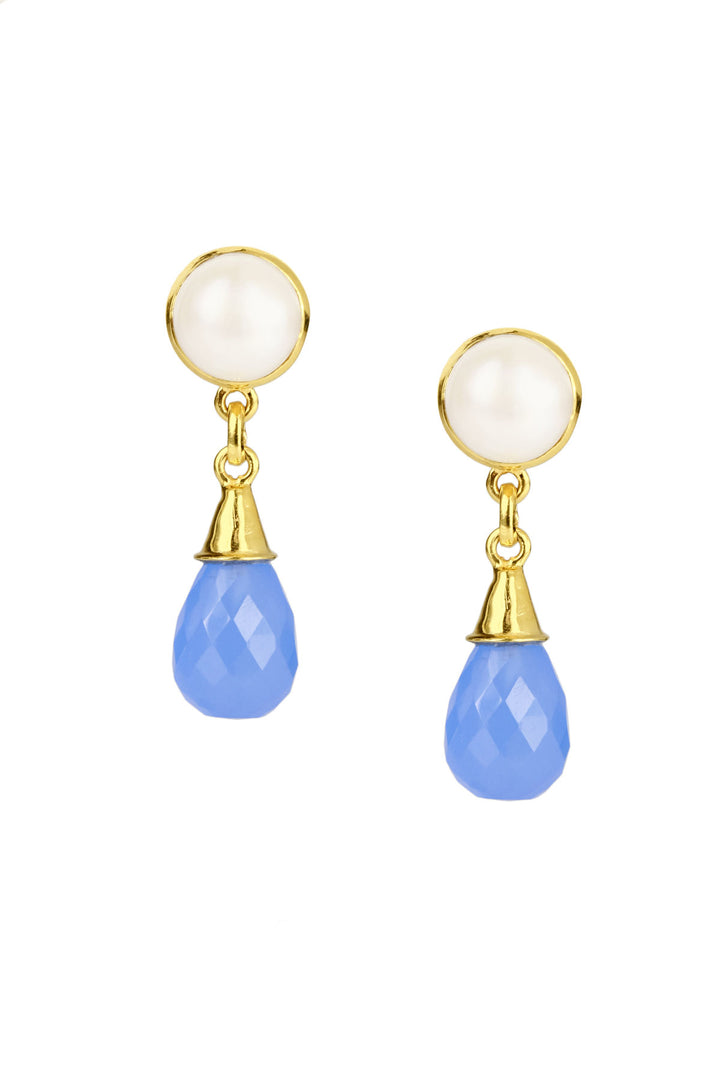 Blue Dangle Drop Earring