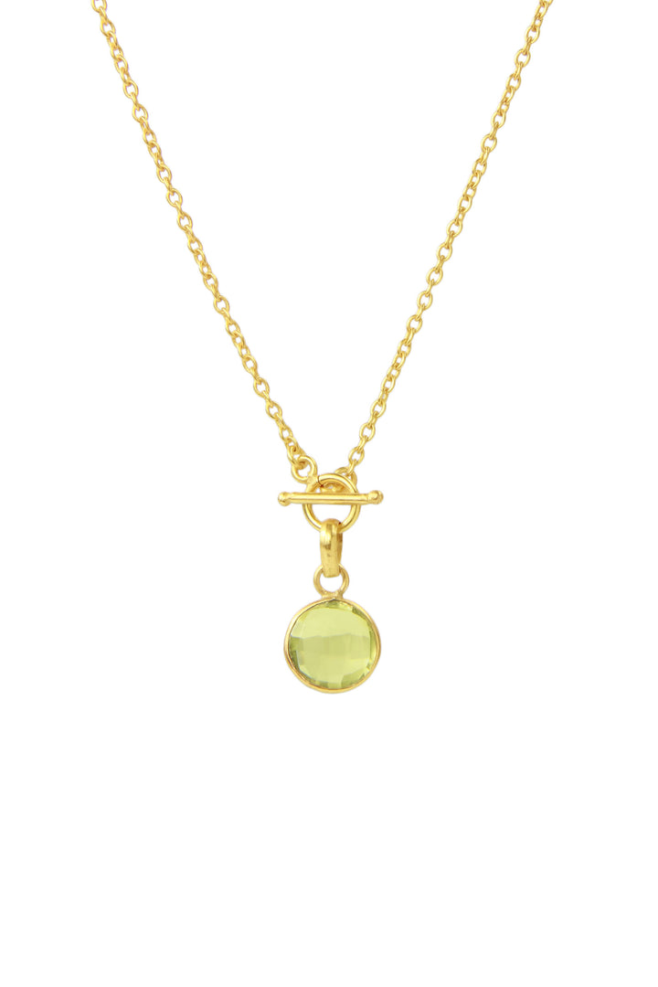 Round Pendant Necklace