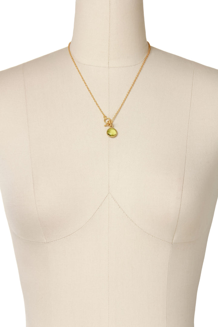 Round Pendant Necklace