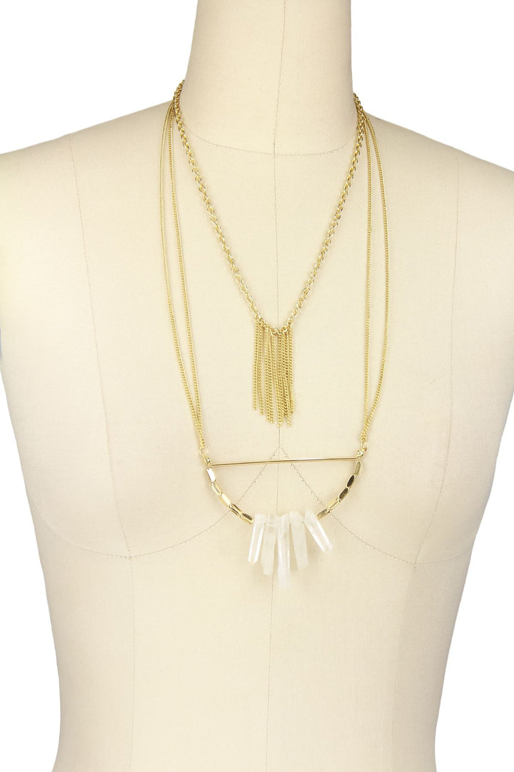 Boho Layered Chain Necklace