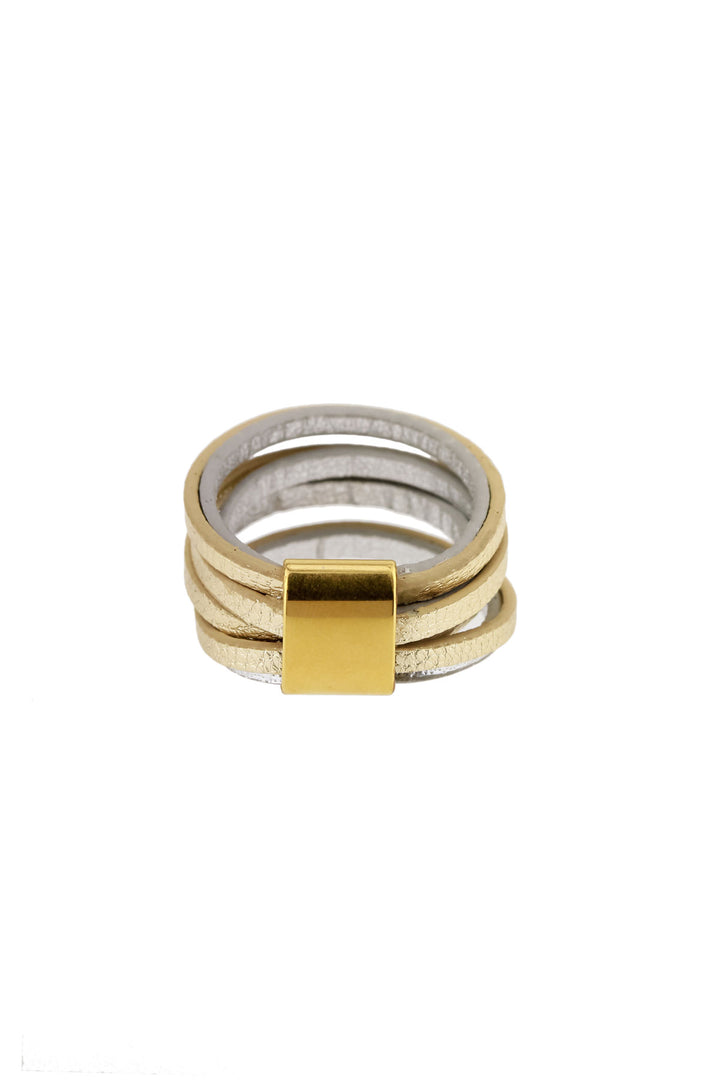 Two Tone Metallic Ring