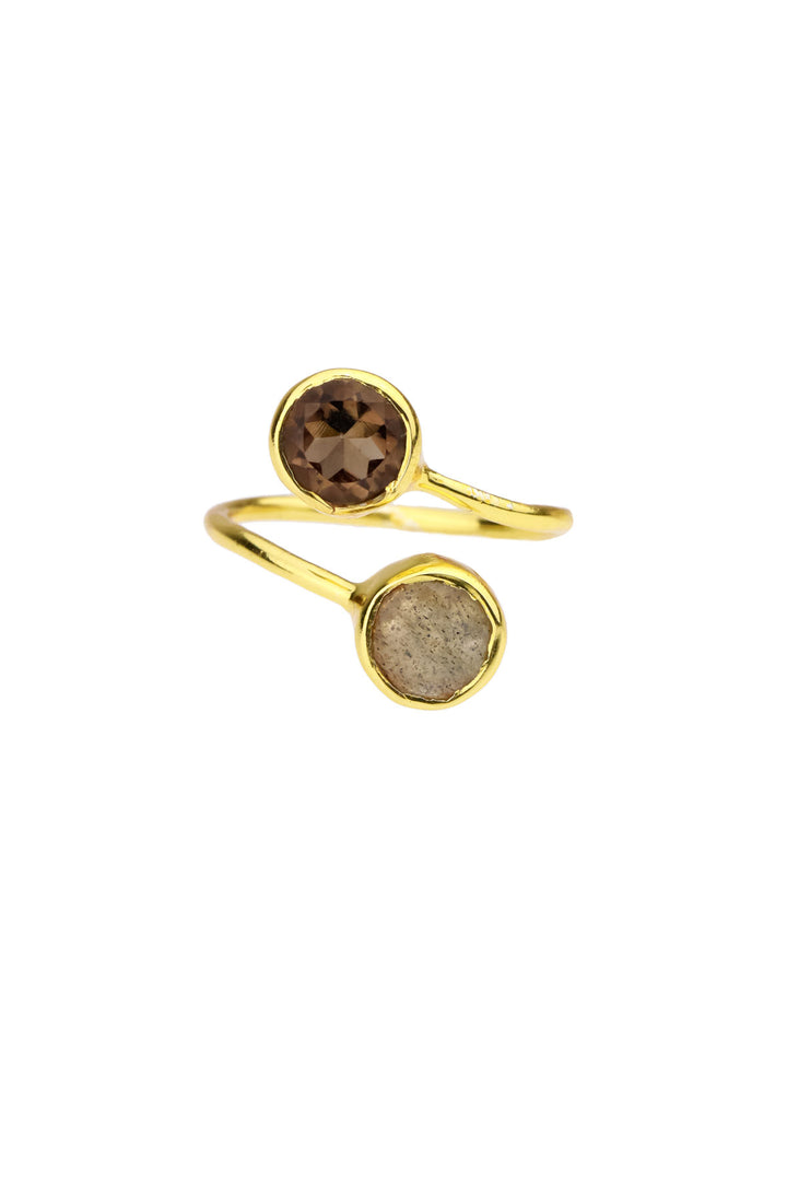 Double Gemstone Ring