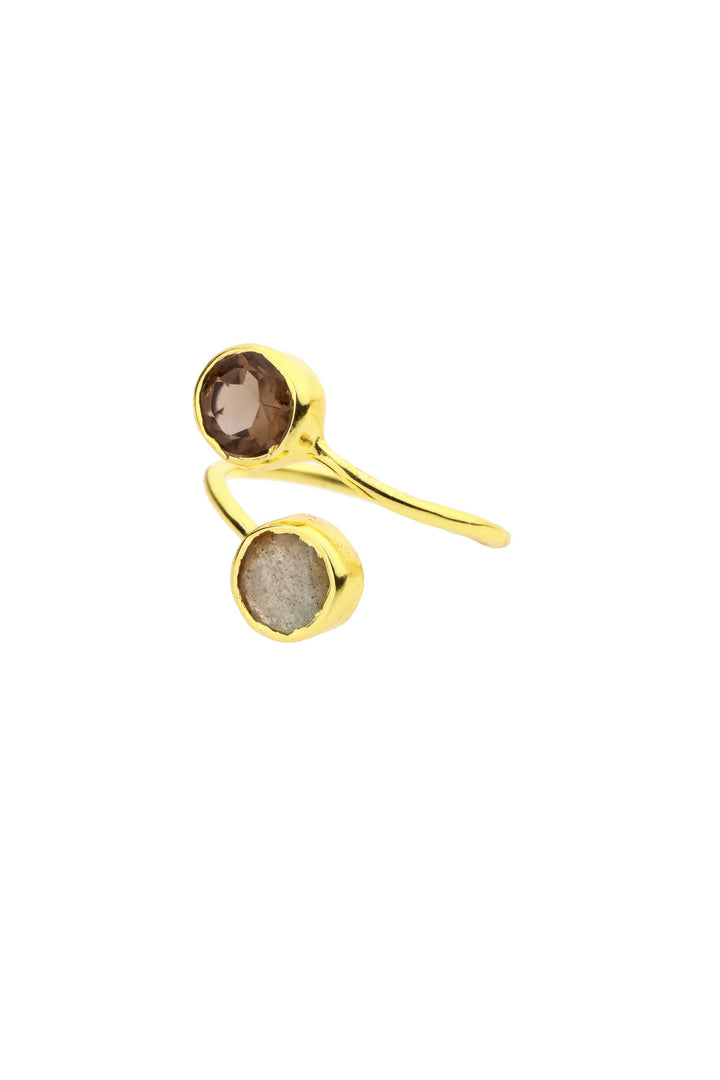 Double Gemstone Ring