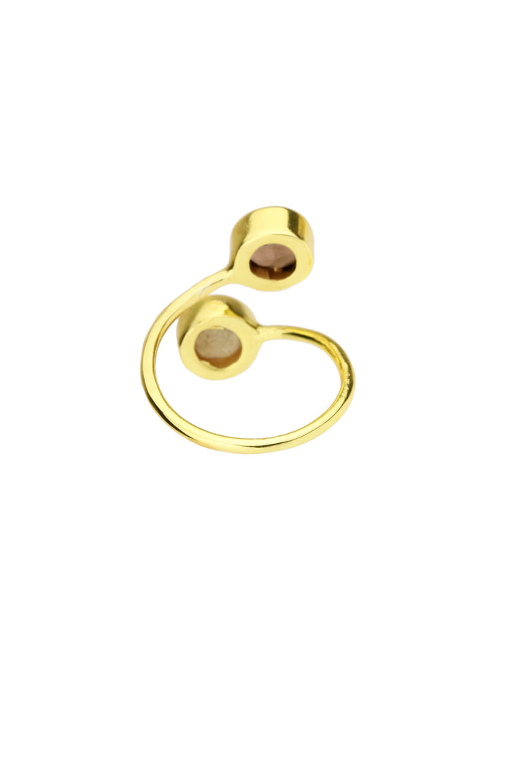 Double Gemstone Ring