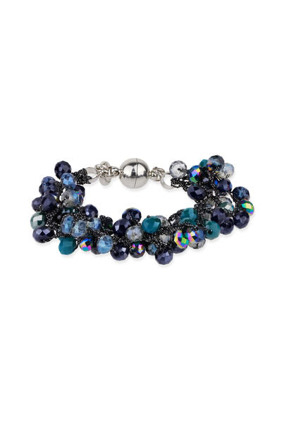 Moonlight Crochet Beaded Bracelet