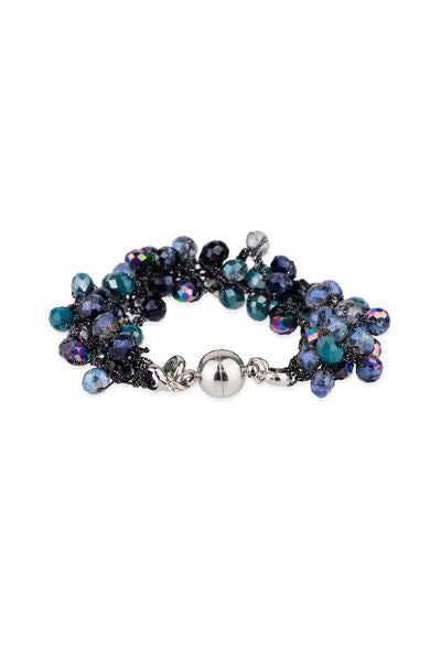 Moonlight Crochet Beaded Bracelet