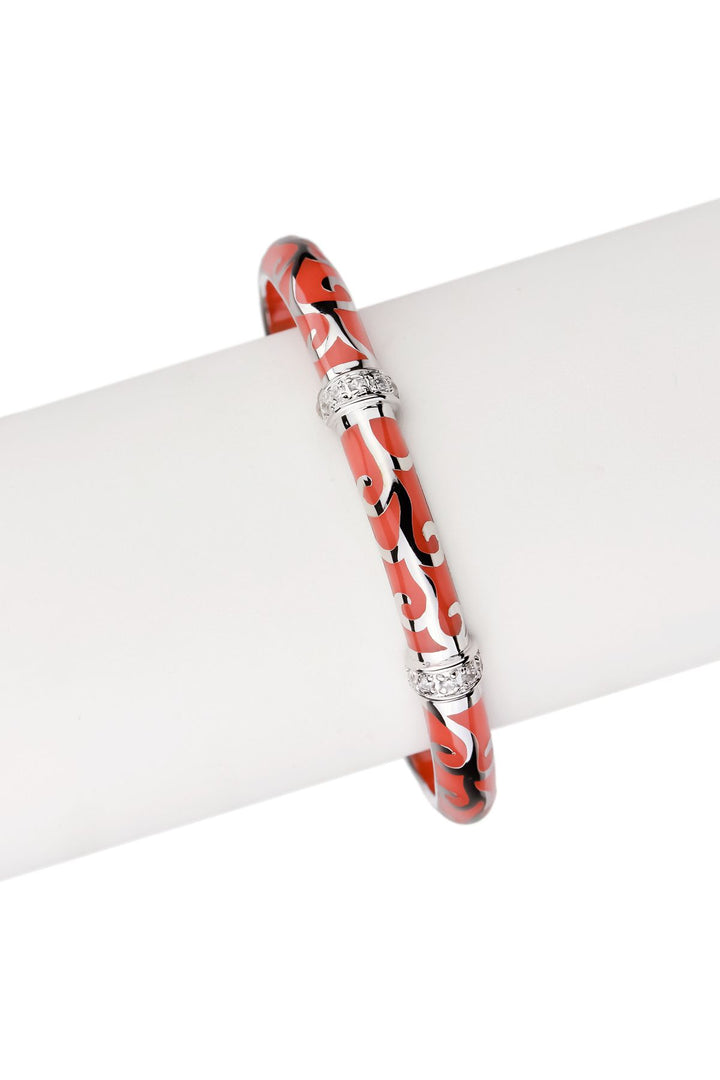 Resin Plant Line Bangle