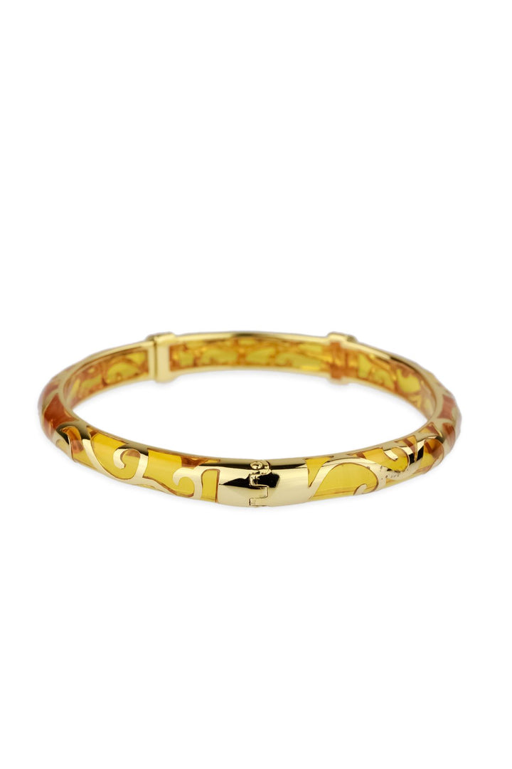 Resin Plant Line Bangle