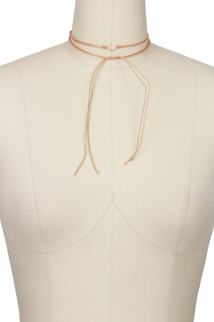 Khaki Choker Necklace