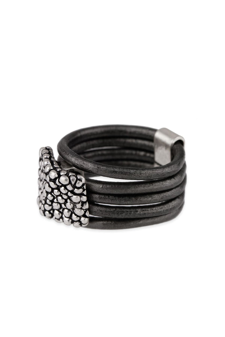 Caviar Leather Ring