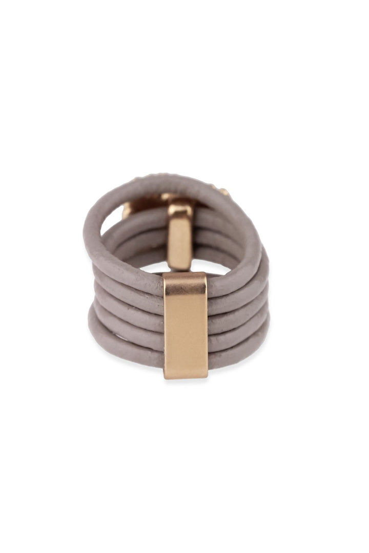 Caviar Leather Ring
