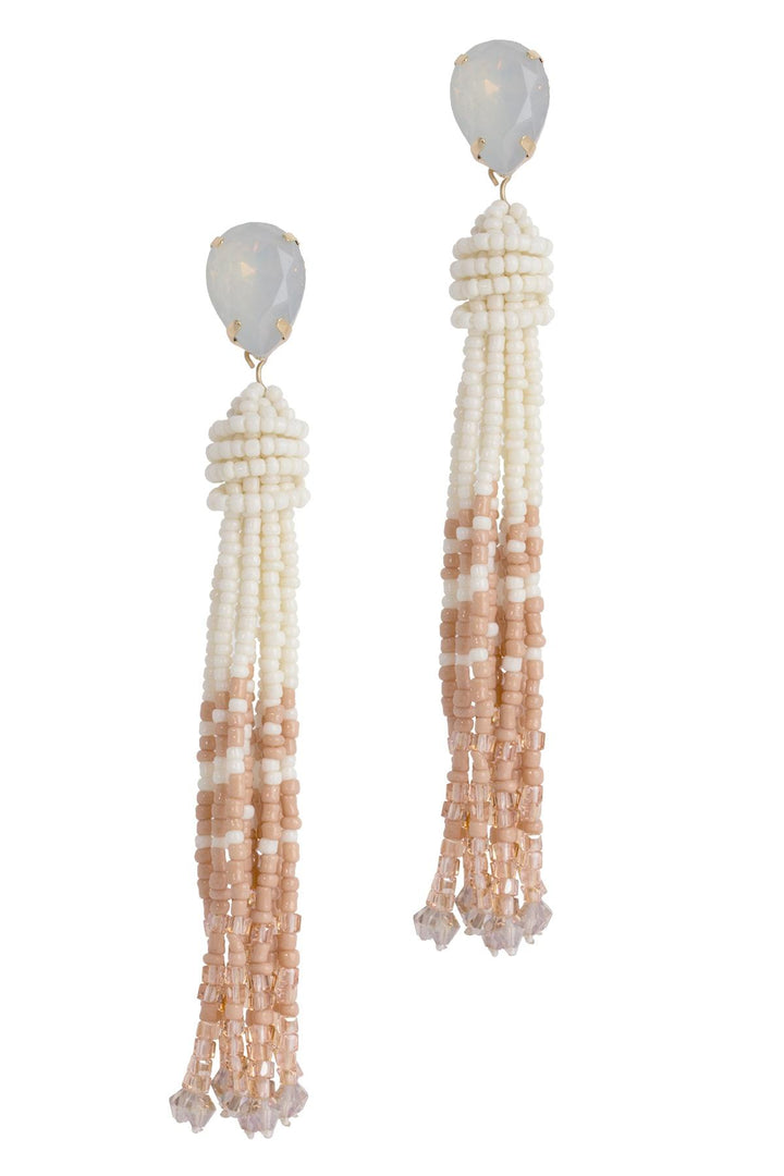 Maldives Beaded Tassel Earring